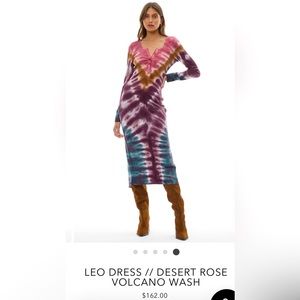 Young Fabulous & Broke Leo Midi Dress/Volcano Wash NWOT Size Small